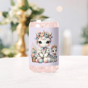 Pastel Kawaii Unicorne Mère fille Duo Lavender