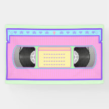Pastel kawaii VHS vaporwave pixel kunst