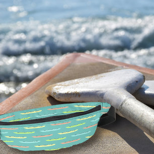 Pastel Kayaks over de Blauwgroen Kayaking Thmed Heuptasje