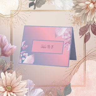 Pastel Kersenbloesem Sakura Tafelkaart Bedankkaart