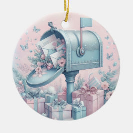 Pastel Kerst Ornament Mailbox en Cadeaus 2