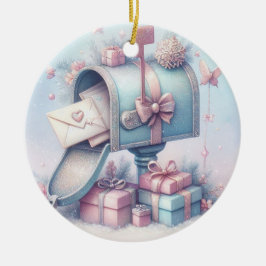 Pastel Kerst Ornament Mailbox en Cadeaus 4