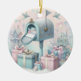 Pastel Kerst Ornament Mailbox en Cadeaus 5