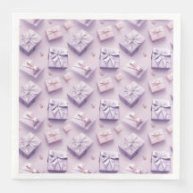 Pastel kerstcadeau Elegant Paarse naadloos