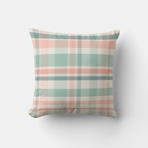 Pastel Kerstmis Plaid twee Kussen