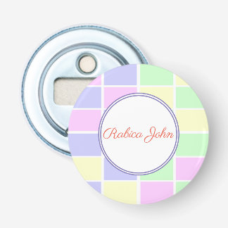 Pastel kinderkamer kleuren button flesopener