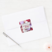 Pastel Kisses Love Candle Label Editable Template (Envelop)
