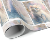 Pastel Kitten en Puppy Cadeaupapier (Rol Hoek)