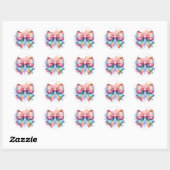 Pastel kleur boog stickers (Vel)
