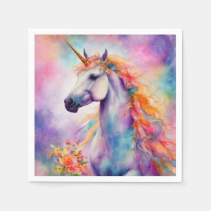 Pastel Kleur Eenhoorn Servet