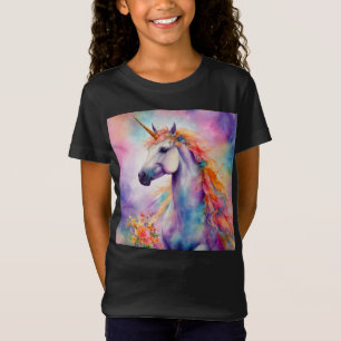 Pastel Kleur Eenhoorn T-shirt