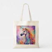 Pastel Kleur Eenhoorn Tote Bag (Achterkant)
