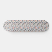 Pastel Kleur Kerstboom Patroon Skateboard (Horizontaal)