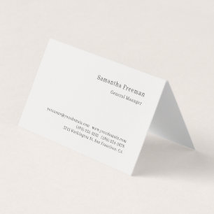 Pastel Kleur Klassiek Eenvoudig Minimalistisch Visitekaartjes