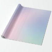 Pastel Kleur Plain Wrapping Papier (Uitgerold)