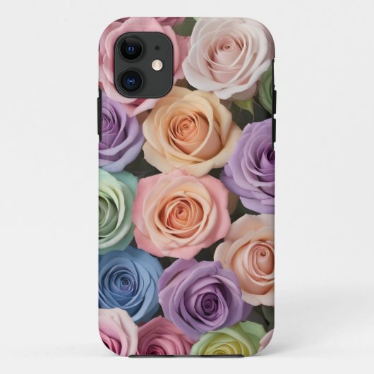 Pastel kleur rozen Case-Mate iPhone case (Achterkant)