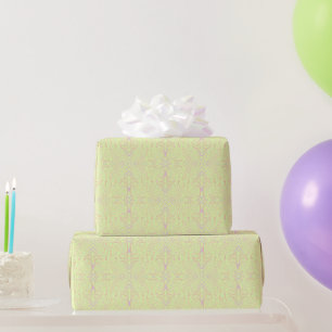 Pastel Kleur Stippen En taps toelopende Lijnen Pat Cadeaupapier