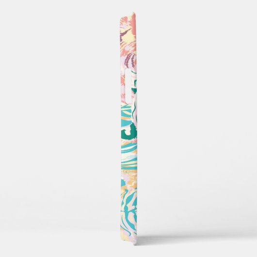 Pastel Kleur Tijger Art Patroon Case-Mate iPhone Case (Achterkant / Rechts)