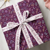 Pastel kleur vlinders aangepaste naam lint