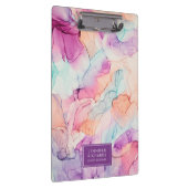 Pastel Kleuren Alcohol Inkt Gepersonaliseerd Klembord (Rechts)