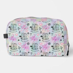Pastel Kleuren Dochter Verjaardag Ontwerp Toilettasje