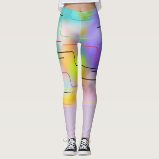 Pastel Kleuren Leggings