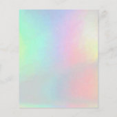 pastel kleuren lotus flower logo flyer (Achterkant)