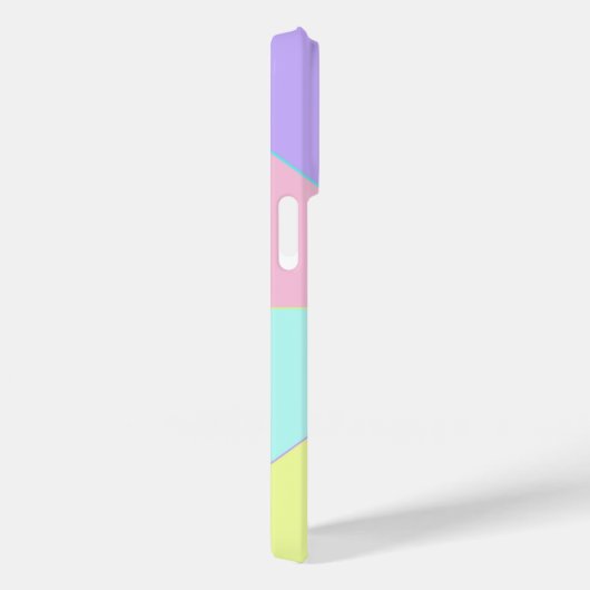 Pastel kleuren & paarse harten kloppen Case-Mate iPhone case (Achterkant / Rechts)