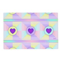 Pastel kleuren & paarse harten kloppen