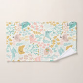 Pastel kleuren Pasen symbolen patroon Bad Handdoek (Handdoek)