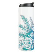  pastel kleurrijk Floral design Thermosbeker (Gedraaid links)