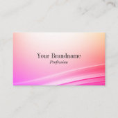  pastel kleurrijke gebogen decor Logo QR-code Visitekaartje (Voorkant)