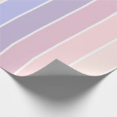 Pastel kleurstrepen cadeaupapier (Hoek)