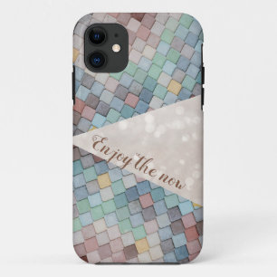 Pastel kleurtextuur achtergrond IPhone-draagtas iPhone 11 Hoesje