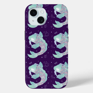 Pastel Koi Vis   Whimsicale Volks Kunst Onderwater