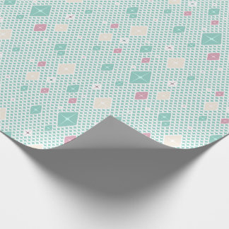 Pastel Kristal Ster Patroon Cadeaupapier