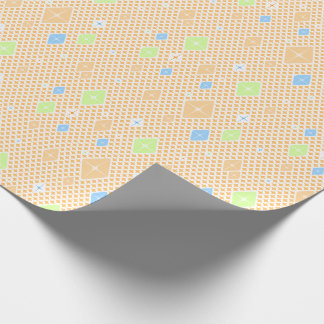 Pastel Kristal Ster Patroon Cadeaupapier