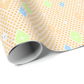 Pastel Kristal Ster Patroon Cadeaupapier (Rol Hoek)