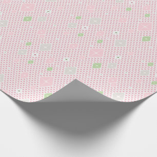 Pastel Kristal Ster Patroon Inpakpapier