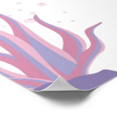 Pastel kwal droomt  poster (Hoek)