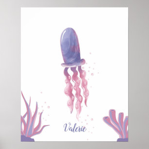 Pastel kwal droomt poster