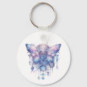 Pastel Kwarts Cluster Sleutelhanger (Achterkant)