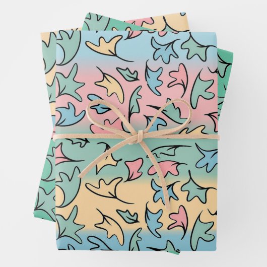 Pastel laat Collectie 2 Inpakpapier Vel (In situ)