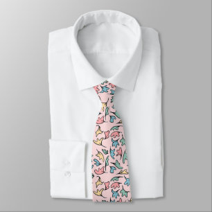 Pastel laat roze stropdas