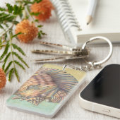 Pastel Large Conch Shell Sleutelhanger (Voorkant Rechts)