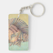 Pastel Large Conch Shell Sleutelhanger (achterkant)