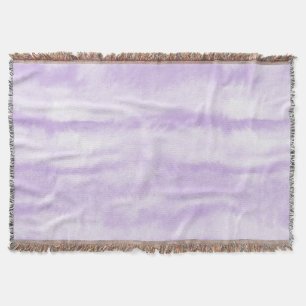 Pastel Lavendel Tie-Dye Waterverfeffect Deken