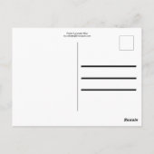 Pastel Lavender Blue Briefkaart (Achterkant)