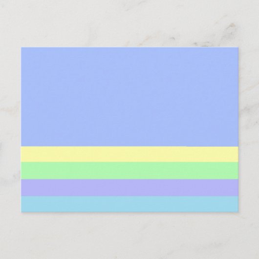 Pastel Lavender Blue Briefkaart (Voorkant)