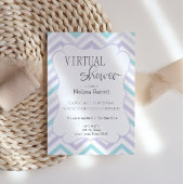Pastel Lavender en Aqua Zig Zag Baby Virtual Invi